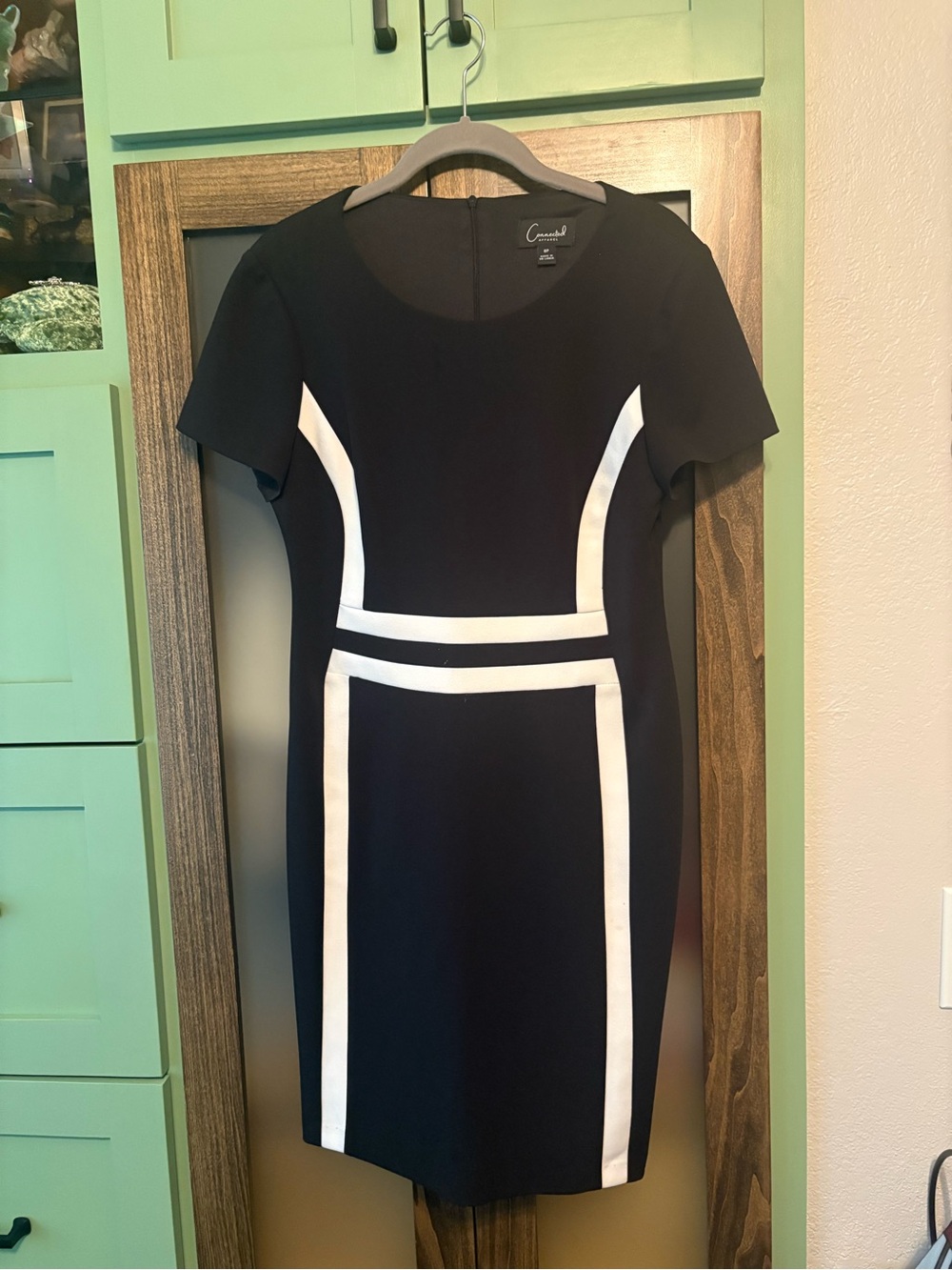 Black & White Sheath Dress